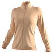 Dames hoodie Salomon  Outrack Full Zip Mid Apricot Ice