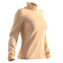 Dames hoodie Salomon  Outrack Full Zip Mid Apricot Ice