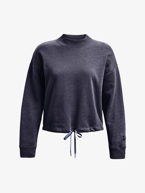 Dames hoodie Under Armour  Essential Script Crew-GRY XL