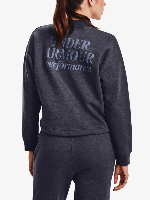 Dames hoodie Under Armour  Essential Script Crew-GRY XL