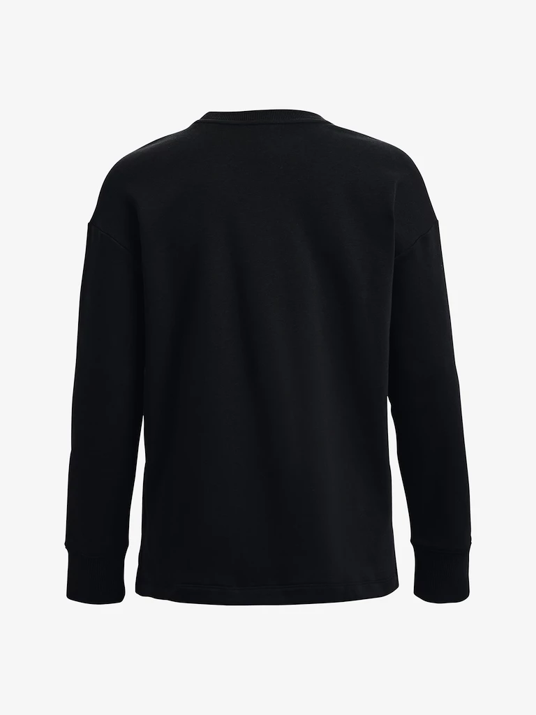 Dames hoodie Under Armour  Rival Fleece Oversize Crew-BLK
