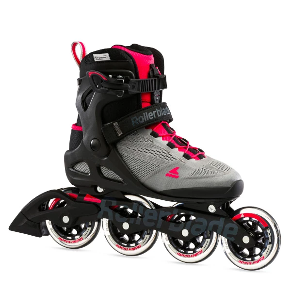 Dames inlineskates Rollerblade  MACROBLADE 90 W Grey/Pink