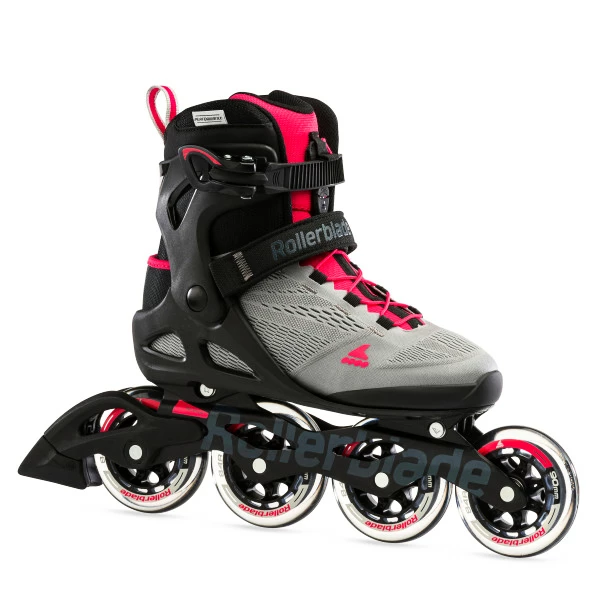 Dames inlineskates Rollerblade  MACROBLADE 90 W Grey/Pink