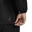 Dames jas adidas Bezit de vlucht Hooded Running Wind Jacket Black