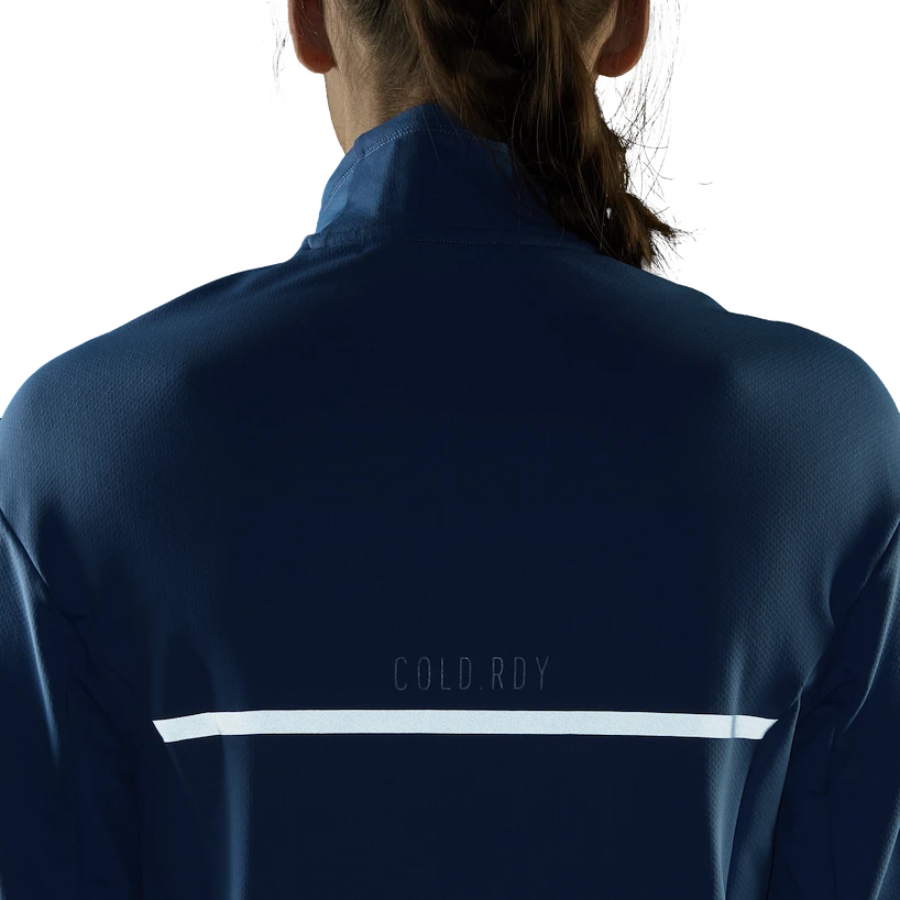 Dames jas adidas  Cold.Rdy Running Cover Up Focus Blue