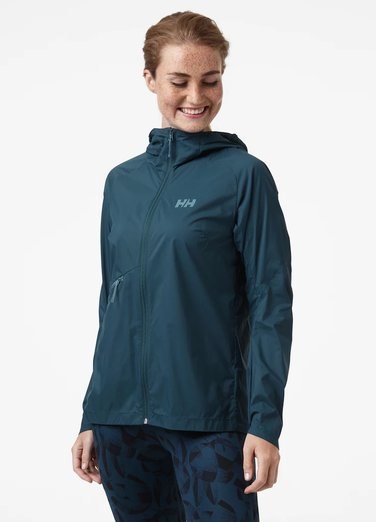 Dames jas Helly Hansen  Rapide Windbreaker Jacket Midnight Green