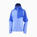 Dames jas Salomon  Bonatti Trail Jacket Provence/Nautical Blue