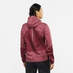 Dames jas Salomon  Bonatti Waterproof Jacket Earth Red/Cabernet