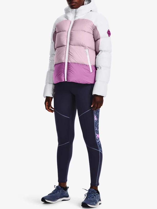 Dames jas Under Armour  CGI Storm Down Blocked Storm Jkt-WHT