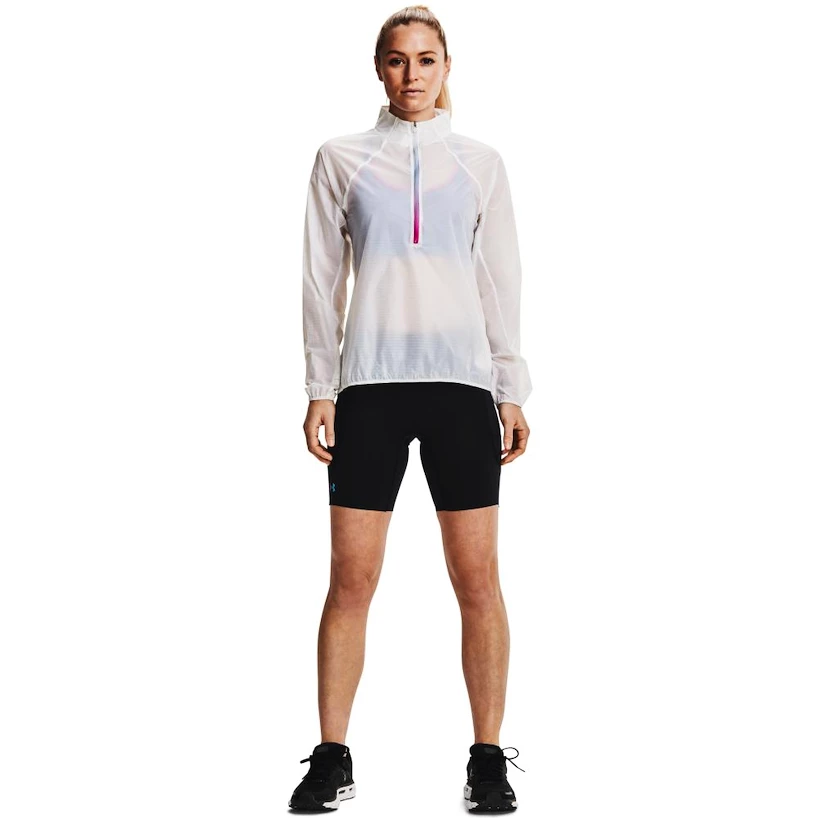 Dames jas Under Armour  Storm Impasse Flow 1/2 Zip-WHT L