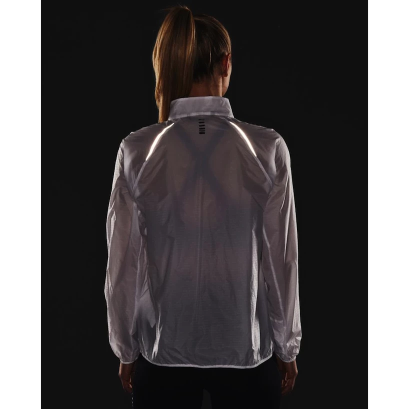 Dames jas Under Armour  Storm Impasse Flow 1/2 Zip-WHT L