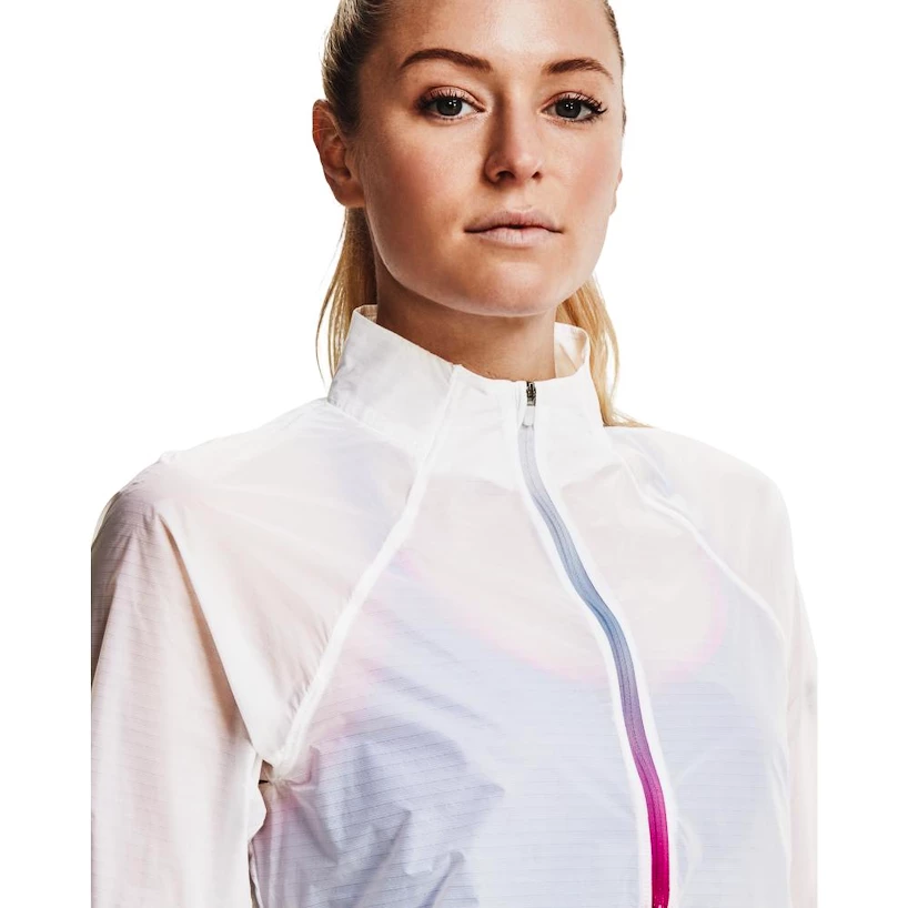Dames jas Under Armour  Storm Impasse Flow 1/2 Zip-WHT L