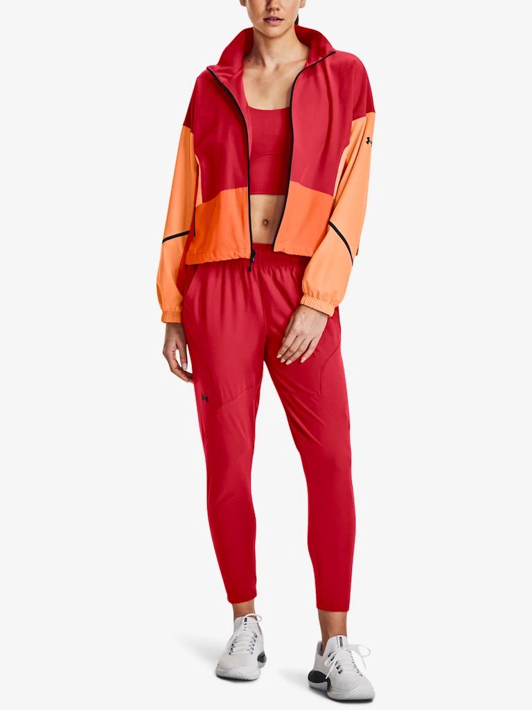 Dames jas Under Armour  Unstoppable Jacket-RED
