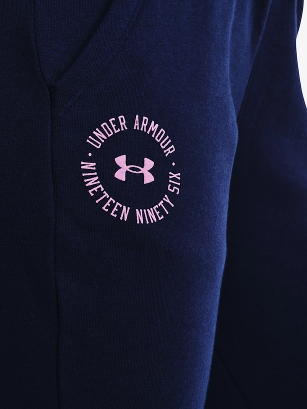 Dames joggingbroek Under Armour  Rival Fleece Crest Joggers-NVY XS