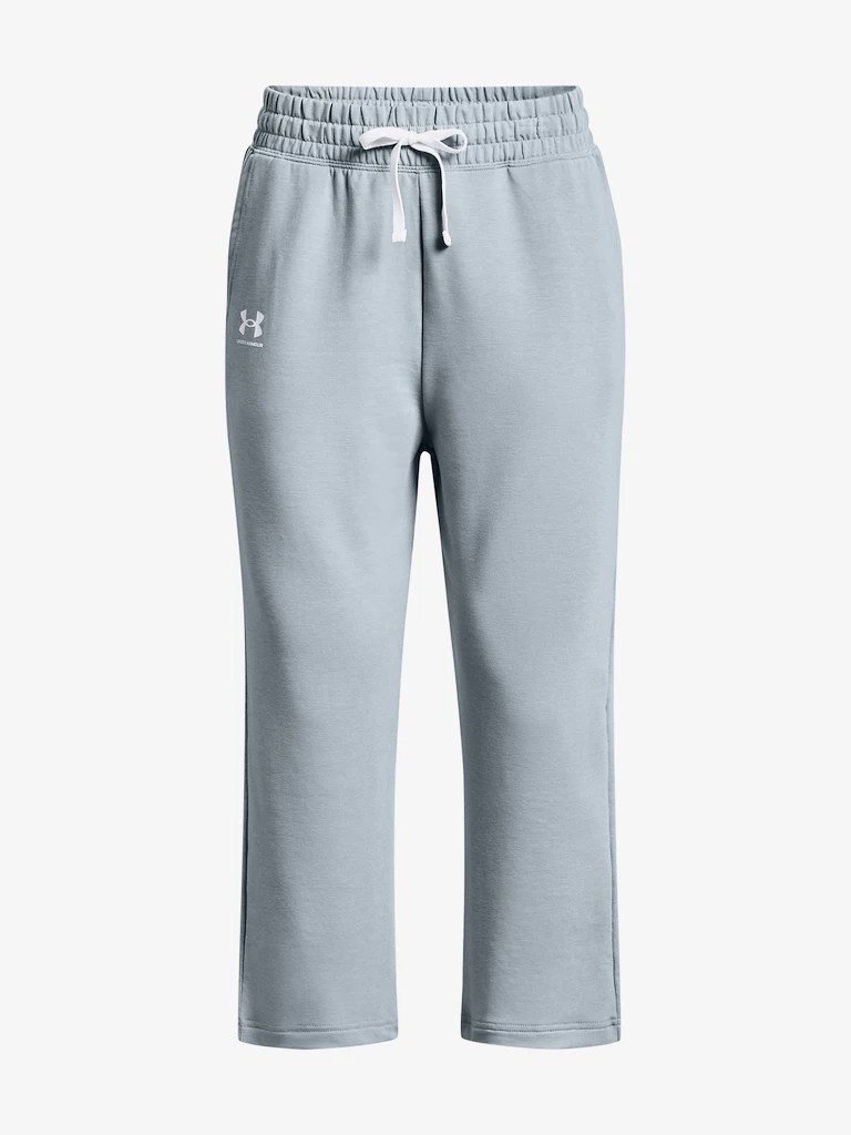 Dames joggingbroek Under Armour  Rival Terry Flare Crop-BLU