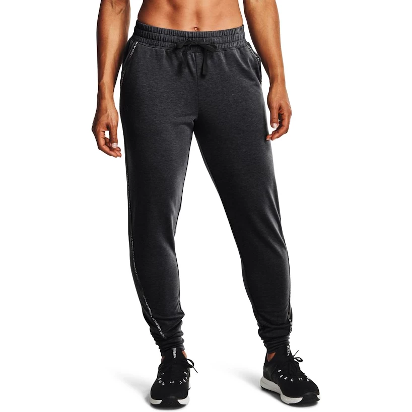 Dames joggingbroek Under Armour  Rival Terry Taped Pant Grey L