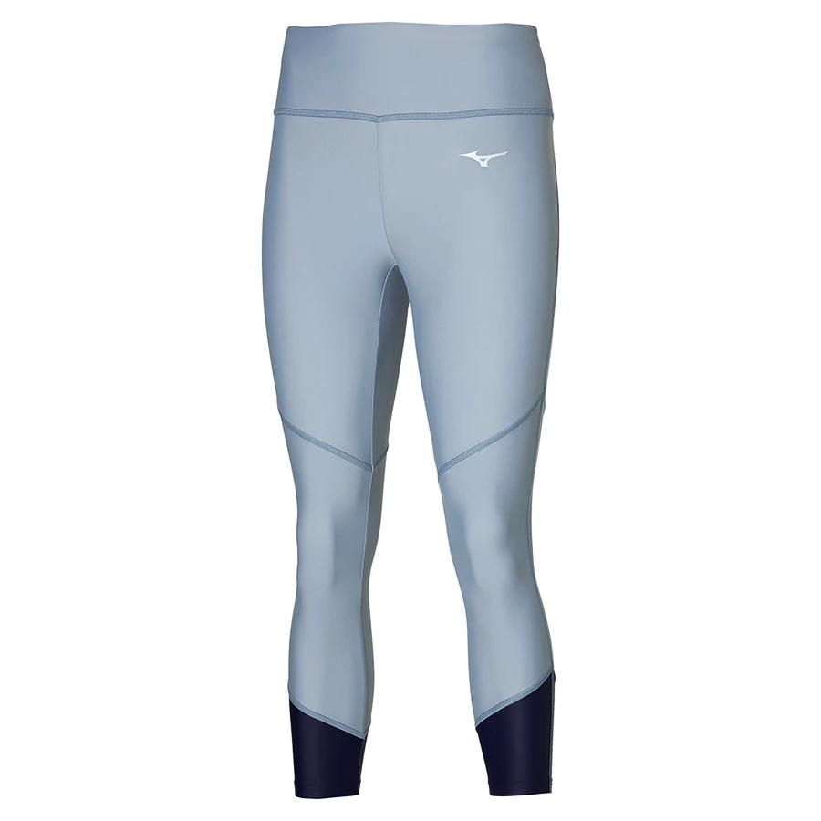 Dames legging Mizuno Core 3/4 Tight Blue Blizzard