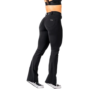 Dames legging Nebbia Bubble Butt Flared Pants 2.0 POWER LIFT 308 black