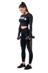 Dames legging Nebbia  Mesh leggings high waist 573 black