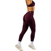 Dames legging Nebbia STRONG BEAUTY V-Cut Lace-Up Sculpting Leggings OWN YOUR POWER 426 dark red