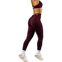 Dames legging Nebbia STRONG BEAUTY V-Cut Lace-Up Sculpting Leggings OWN YOUR POWER 426 dark red