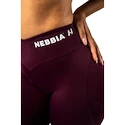 Dames legging Nebbia STRONG BEAUTY V-Cut Lace-Up Sculpting Leggings OWN YOUR POWER 426 dark red