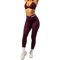 Dames legging Nebbia STRONG BEAUTY V-Cut Lace-Up Sculpting Leggings OWN YOUR POWER 426 dark red