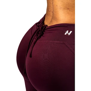 Dames legging Nebbia STRONG BEAUTY V-Cut Lace-Up Sculpting Leggings OWN YOUR POWER 426 dark red