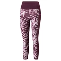 Dames legging Puma  Run 5K Graphic High Waist 7/8 Tight Grape Wine