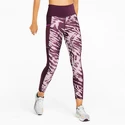 Dames legging Puma  Run 5K Graphic High Waist 7/8 Tight Grape Wine