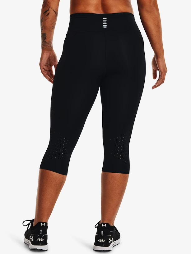Dames legging Under Armour  Fly Fast 3.0 Speed Capri-BLK