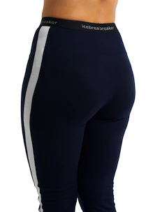 Dames onderbroek Icebreaker  Leggings Midnight Navy/Snow/Cb  XS