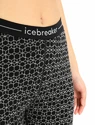 Dames onderbroek Icebreaker  250 Vertex Alpine Geo Black/Snow