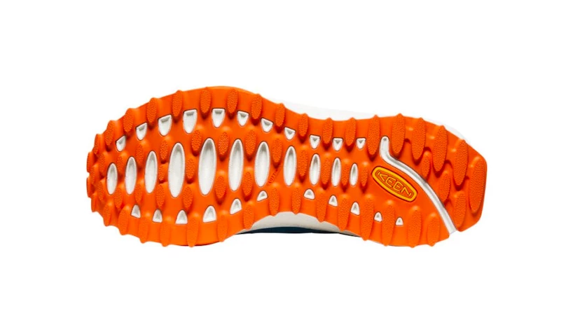 Dames outdoorschoenen Keen Zionic Mid Wp Fjord Blue/Tangerine