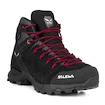 Dames outdoorschoenen Salewa WS Alp Mate Mid PTX Black Out/Virtual Pink