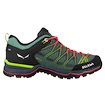 Dames outdoorschoenen Salewa WS MTN Trainer Lite GTX Feld Green/Fluo Coral