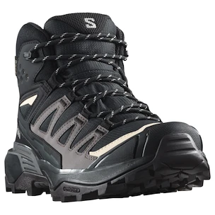 Dames outdoorschoenen Salomon X Ultra 360 MID Gore-Tex Black/Plum Kitten/Shale