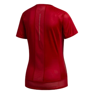 Dames T-shirt adidas  25/7 Tee red XS