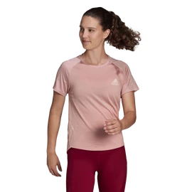 Dames T-shirt adidas Adizero Tee Wonder Mauve