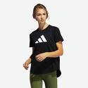 Dames T-shirt adidas Bos Logo Tee Black/White