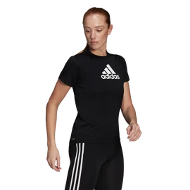 Dames T-shirt adidas Primeblue Designed 2 Move Logo Sport Black