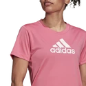 Dames T-shirt adidas Primeblue Designed 2 Move Logo Sport Tee Rose Tone