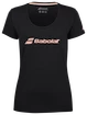 Dames T-shirt Babolat  Exercise Babolat Tee Women Black