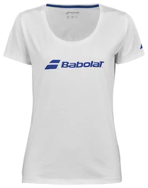 Dames T-shirt Babolat Exercise Babolat Tee Women White