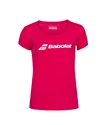 Dames T-shirt Babolat Exercise Tee Red