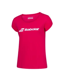 Dames T-shirt Babolat Exercise Tee Red