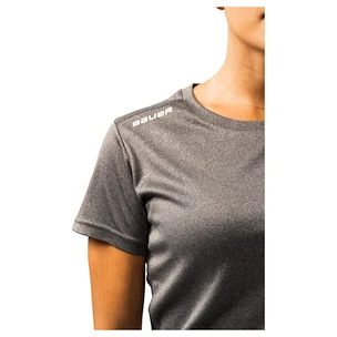 Dames T-shirt Bauer  WMNS Team Tech Tee Grey