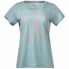 Dames T-shirt Bergans Graphic Wool W Tee
