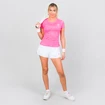 Dames T-shirt BIDI BADU  Anni Burnout Tech Tee Pink