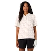 Dames T-shirt CCM  Polo Print Blanc